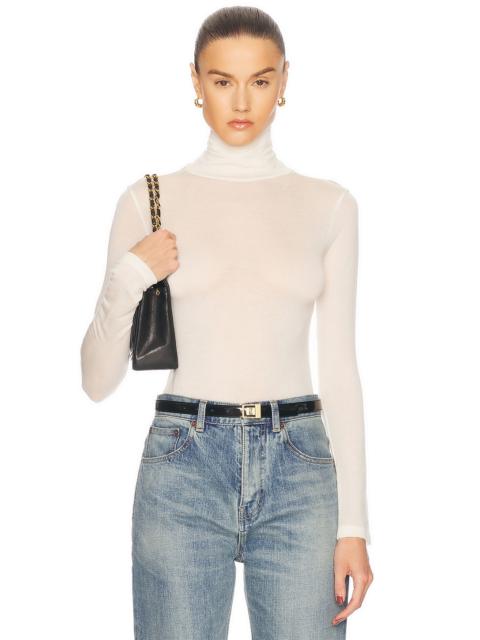 RENGGLI Sheer Jersey Renggli Turtleneck