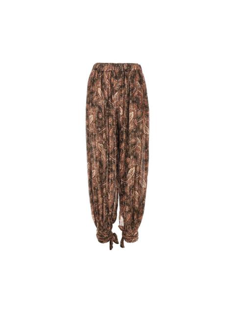 THE ANDAMANE The Andamane Noor Paisley Georgette Pants Multicolor