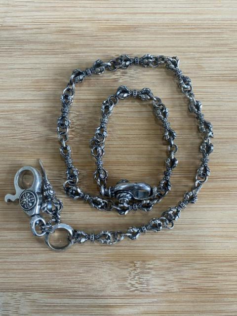 Ring Of Fire Sterling Silver Wallet Chain Not Chrome Hearts