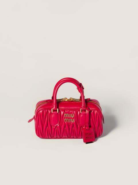 Miu Miu Arcadie matelassé nappa leather bag