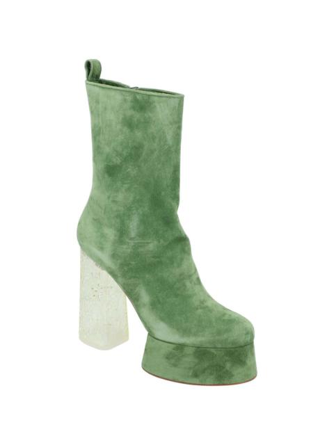 Christian Louboutin Christian Louboutin Women's Suede Izamayaz Boot, Never Worn (Authentic Pre-
Loved)