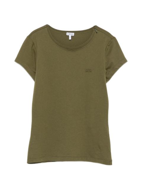 Loewe Loewe Women Logo Cotton T-Shirt