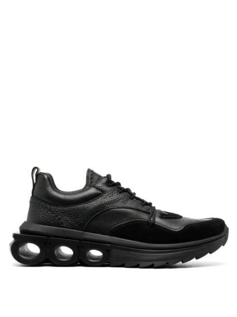 FERRAGAMO Ferragamo Black Running Leather Sneakers