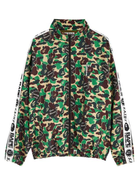SAINT M×××××× Saint Mxxxxxx X A Bathing Ape Printed Nylon Track Jacket