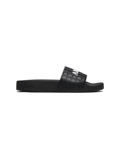 Black MA Quad Pool Slides