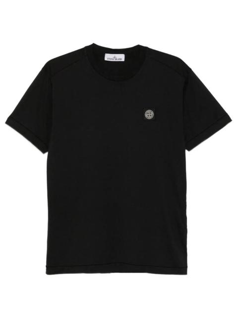 Stone Island Stone Island Men Slim Fit T-Shirt With Compass Badge