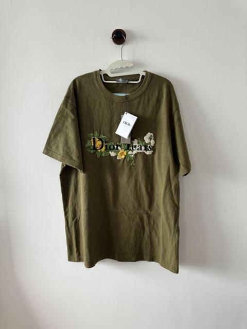 Dior Dior SS23 letter flower embroidery round neck short sleeve