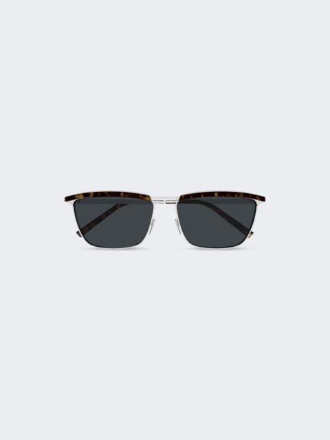 SAINT LAURENT Sl 795 Joe Sunglasses Dark Havana And Silver
