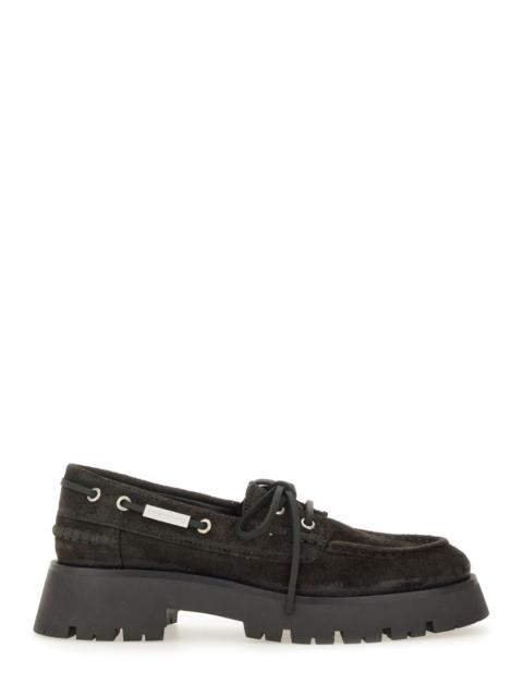 フラットシューズ Alexander Wang Carson Boat Shoes Alexander Wang Carson Platform Boat Shoes | Green | FARFETCH