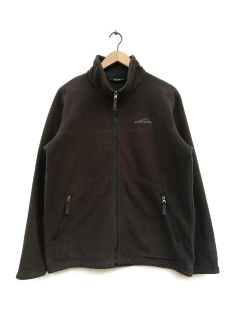 Other Designers Eddie Bauer - EB Plain Fleece Zipper Jackets Outerwear Outdoor Sweater