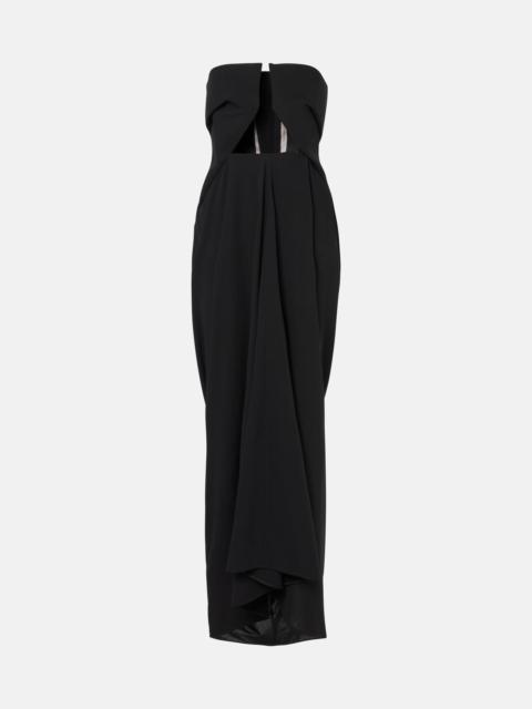 【関税＆送料込み】Rick Owens Amphora Prong Gown Black Hollywood Amphora Prong Maxi Dress by Rick Owens on Sale