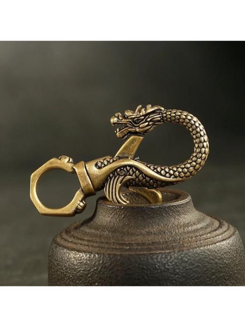 Other Designers Other - Vintage Brass Dragon Keychain