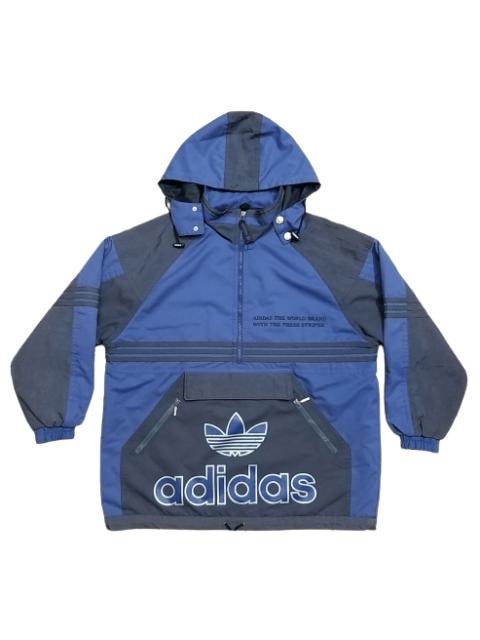adidas VINTAGE 90'S ADIDAS TREFOIL HOODIES 1/2 ZIPPER JACKET