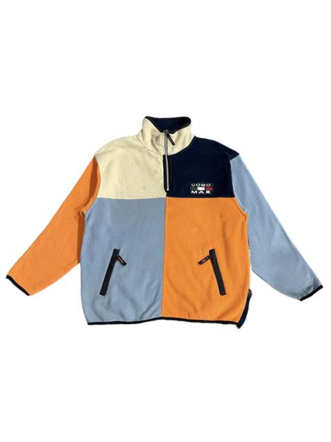 Other Designers Vintage UOMO MAX MODA ITALIANA Half Zipper Fleece Jacket