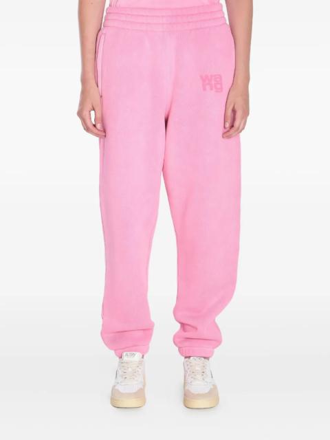 T BY ALEXANDER WANG - Women Essential Terry Classic Puff Paint Logo Sweatpants