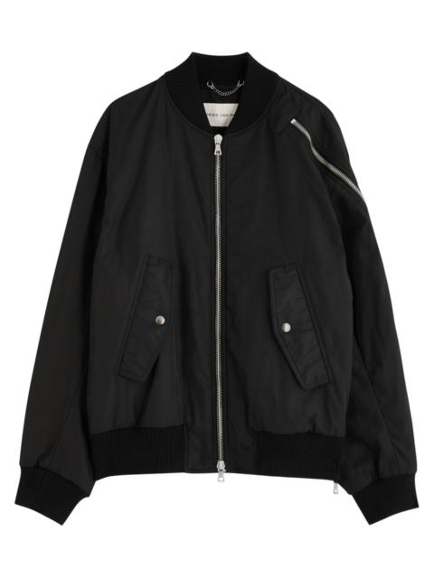 Dries Van Noten Brown Embellished Bomber Jacket | REVERSIBLE