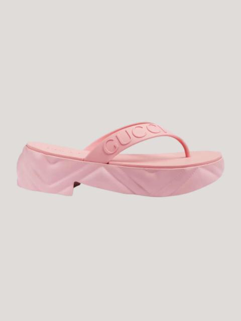 Thong Platform Sandal 'Pink'