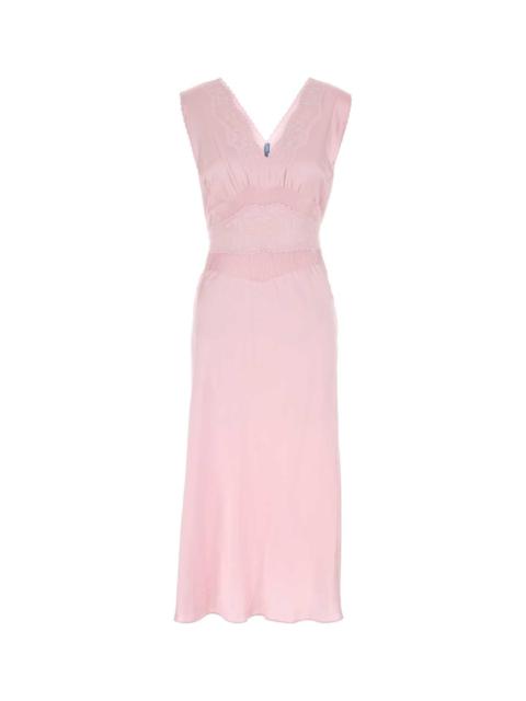 Prada Women Pink Satin Dress