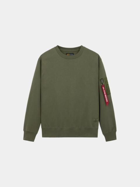 ALPHA INDUSTRIES UTILITY POCKET CREWNECK