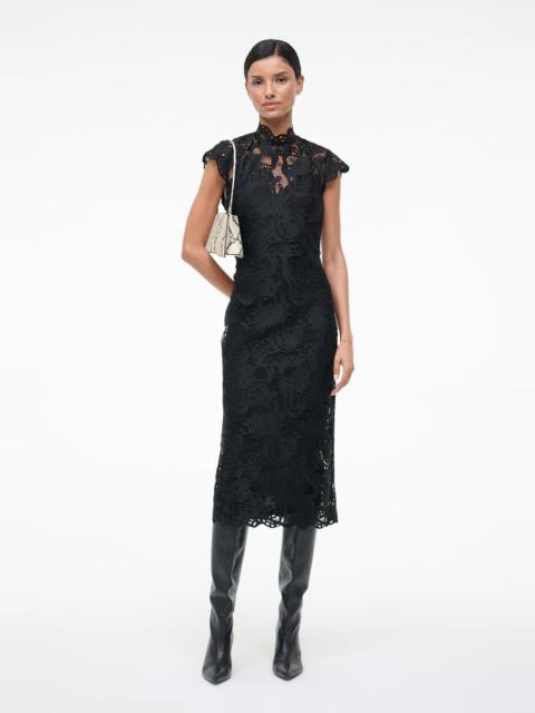 STAUD STAUD ROSALINE DRESS BLACK