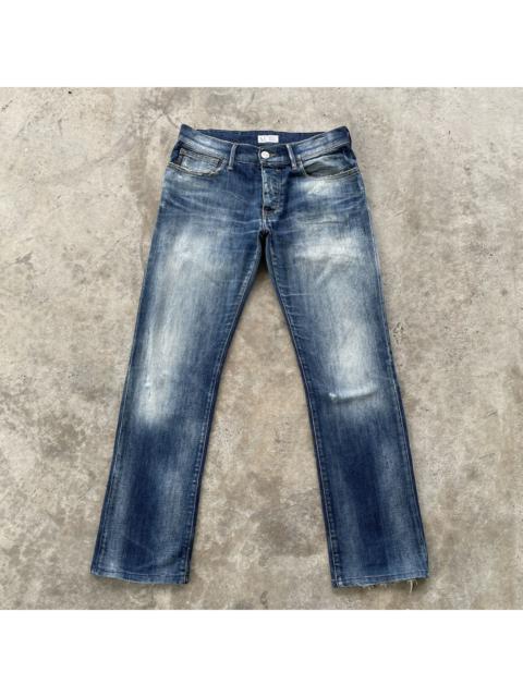 Other Designers Vintage Armani Jeans Made In Italy Faded Rusty Denim Pants