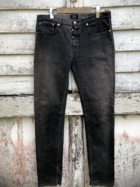A.P.C. A.P.C Petit Standard Fade Black Distressed Jean