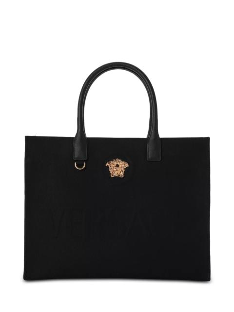 VERSACE La Medusa Canvas Tote Bag