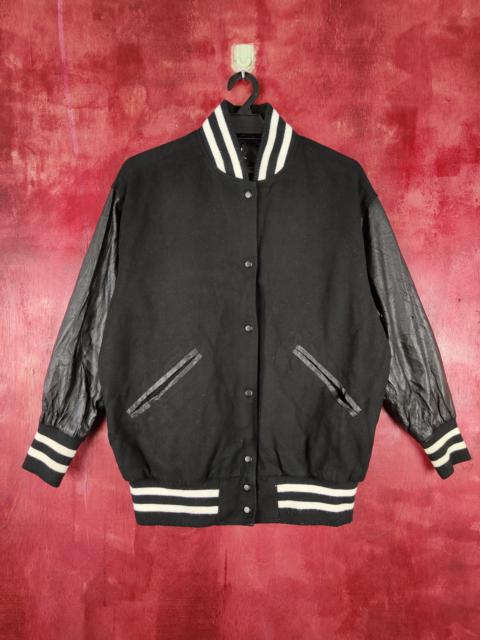 Other Designers Varsity - GU japan varsity Black Sweater #4348