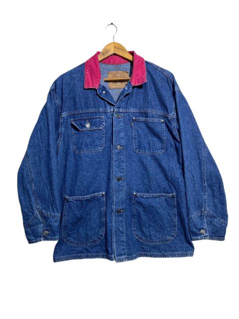 Levi's 🔥VTG LEVIS DENIM CHORE JACKETS USA 🇺🇸