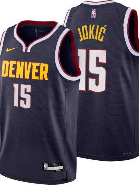 Nike Nike Youth Denver Nuggets Nikola Jokic #15 Navy Swingman Jersey
