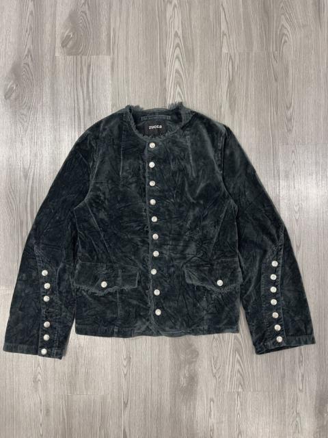 Other Designers Japanese Brand × Zucca - Zucca Velvet Green Bondage Jacket