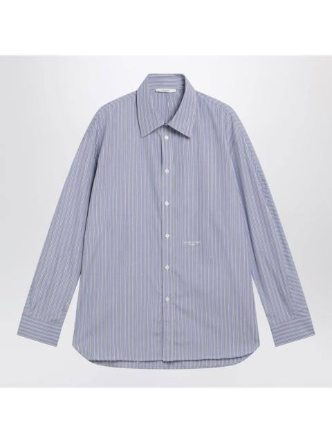 Givenchy Givenchy White/Blue Striped Poplin Shirt Men