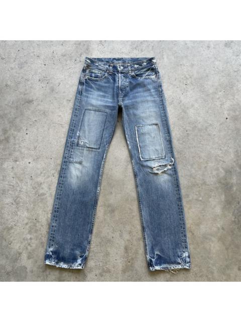 Other Designers Japanese Brand - W30💥 Vintage D.M.G Patchwork Faded Distressed Jeans Pants