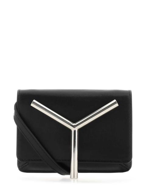 Y PROJECT - Y Project Women Black Leather Mini Crossbody Bag