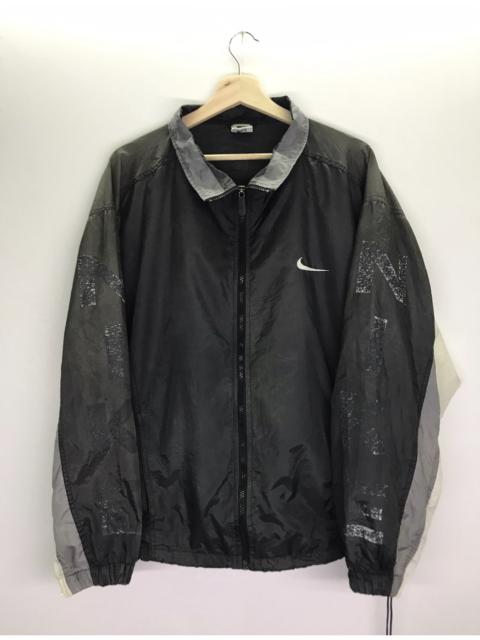 Nike Vintage 90s Nike Swoosh embroided Logo Zip Up Jacket