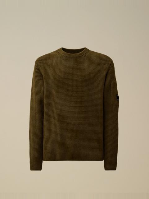 C.P. Company Lambswool GRS Crewneck Lens Sweater