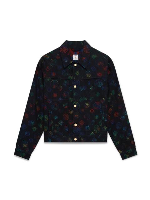 CASABLANCA Heatmap Denim Jacket
