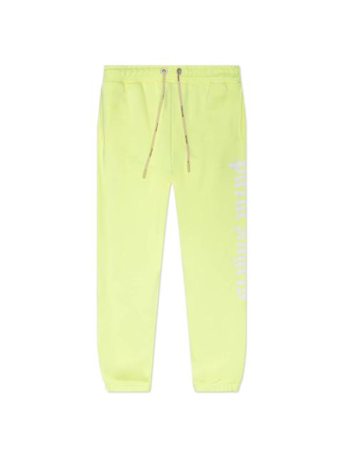 Palm Angels GD LOGO SWEATPANTS - YELLOW