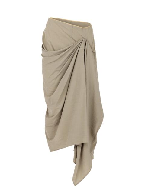 entire studios FLEUR SKIRT TAUPE