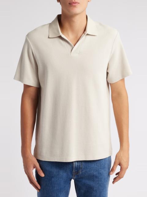 FRAME FRAME Jacquard Polo in Light Khaki at Nordstrom