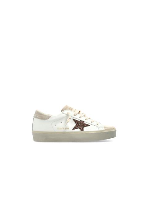 Golden Goose GOLDEN GOOSE Hi Star Women's White/Beige Glittered Low Top S