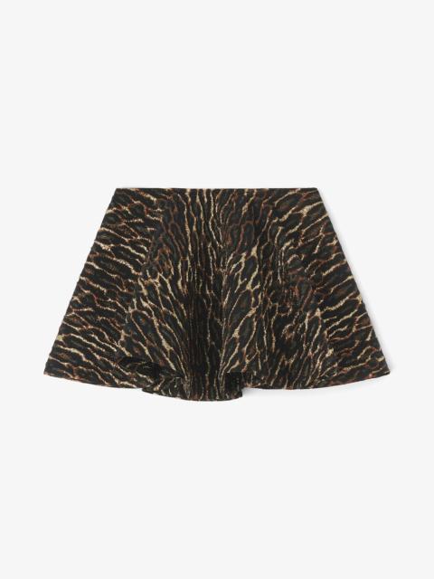 GANNI METALLIC CLOQUE CIRCLE SKIRT