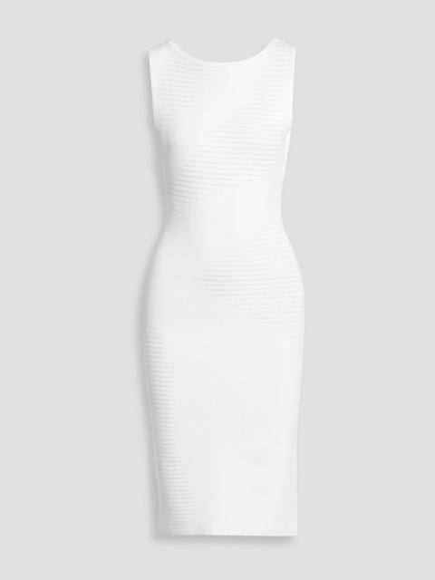 Other Designers Giovanna jacquard-knit dress