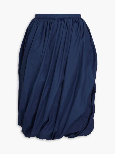 Marni Gathered cotton-poplin skirt