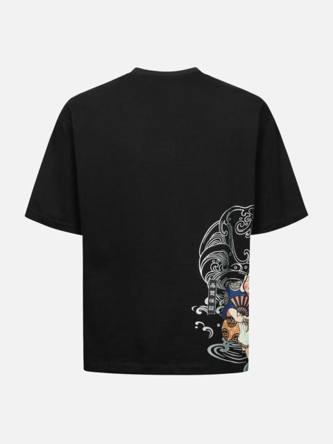 EVISU Ebisu Print Relax Fit T-Shirt