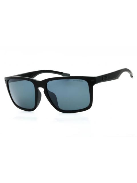 Other Designers Hugo Boss Polarized Grey Rectangular Men's Sunglasses BOSS 1542/F/S 0O6W/25 59