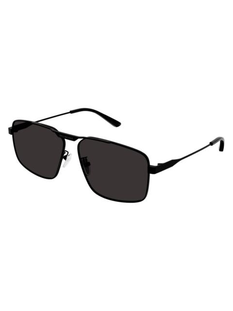 BALENCIAGA Balenciaga Grey Navigator Men's Sunglasses BB0418SK 001 62