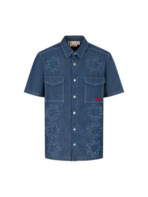 Marni Marni Blue Shirts Men