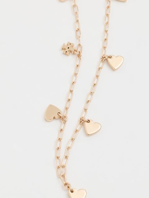 TORY BURCH Good Luck Heart Necklace
