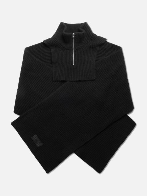 MM6 Maison Margiela FISHERMAN KNIT CAMIONNEUR SCARF
